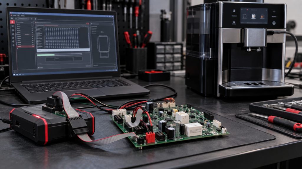 Programowanie modułu Siemens EQ6 – zmiana języka na polski